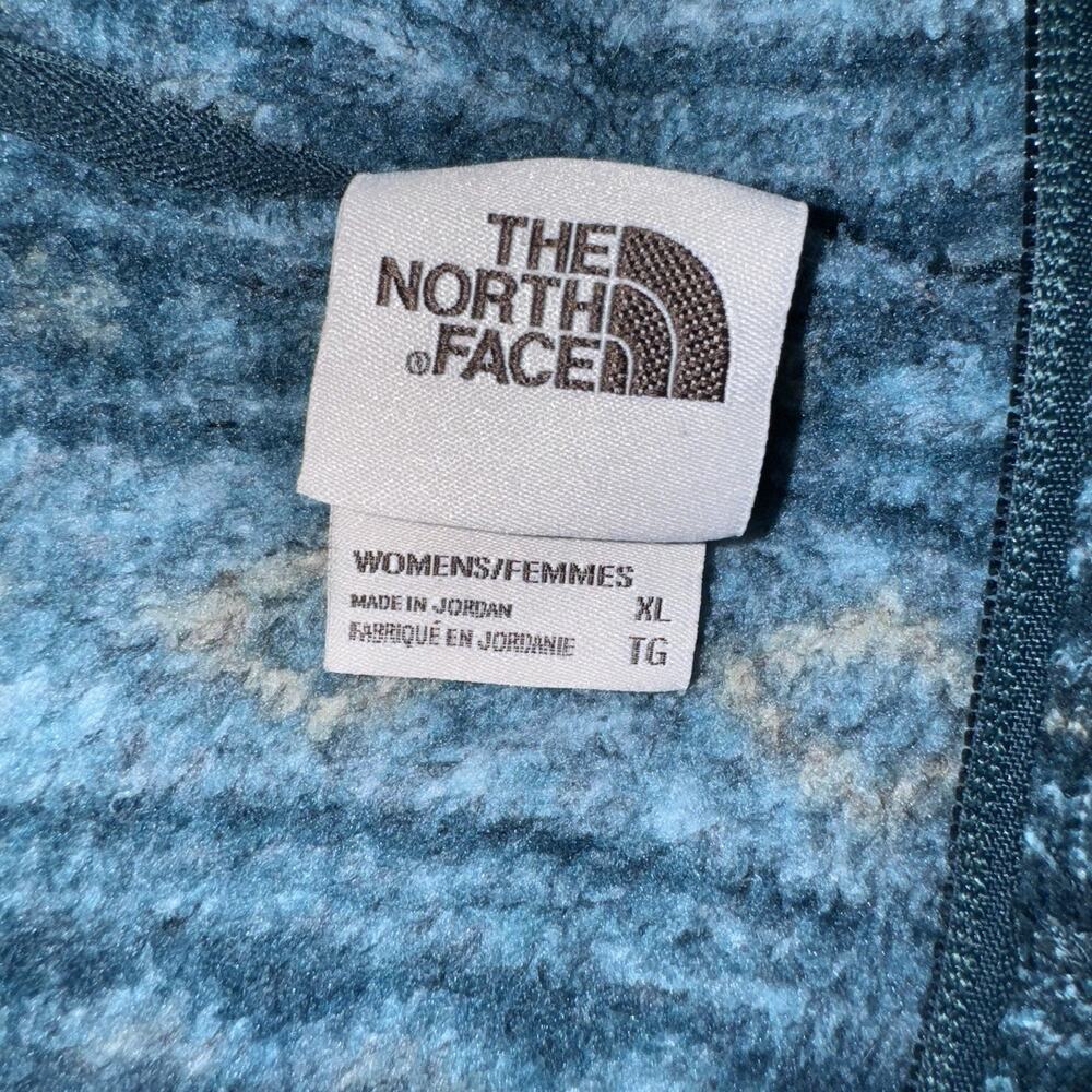 The North Face Printed Crescent Pullover Hooded Sweater Womens Fair Isle Sz XL - Picture 4 of 6